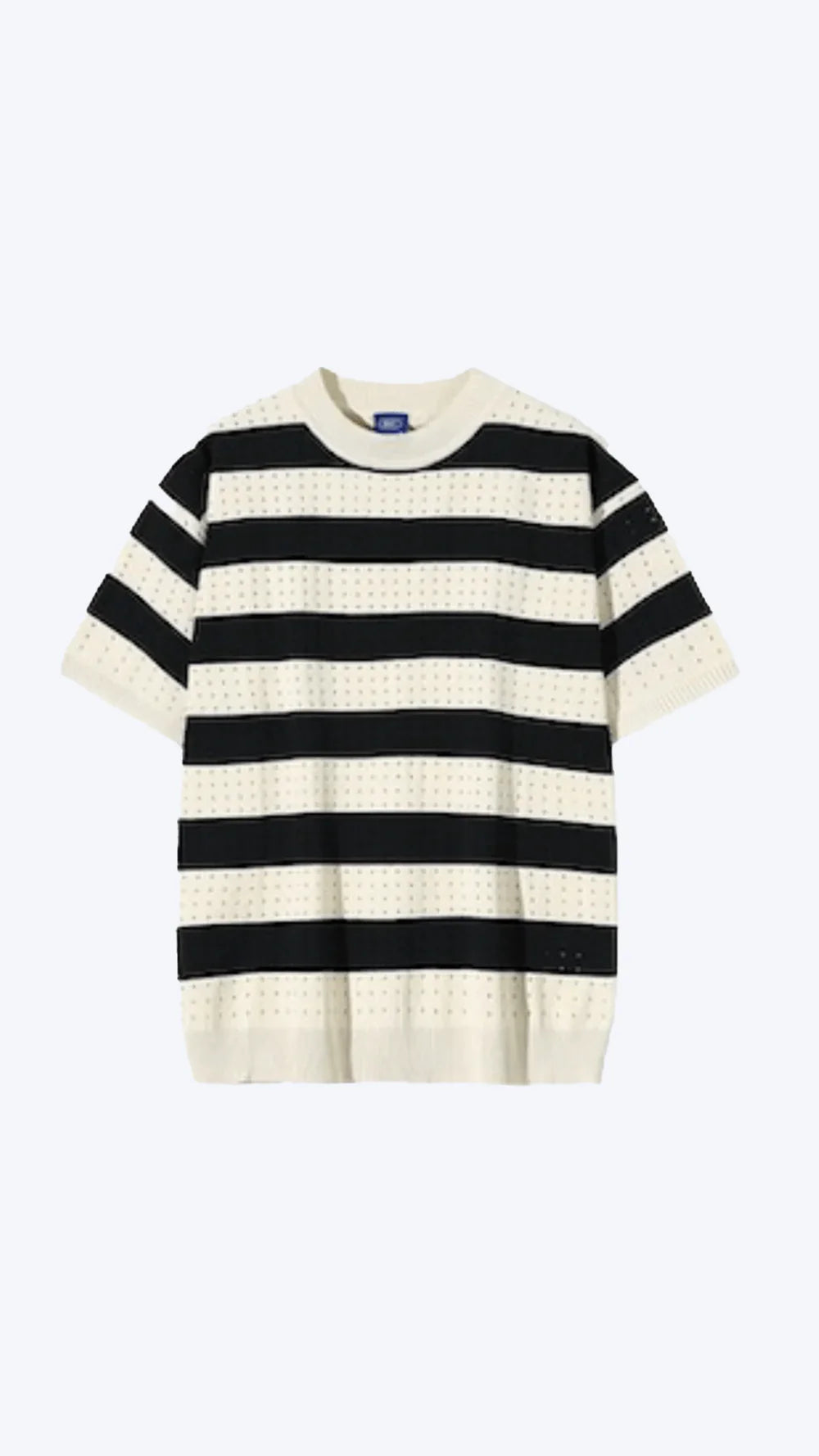 KNITTED STRIPED TEE