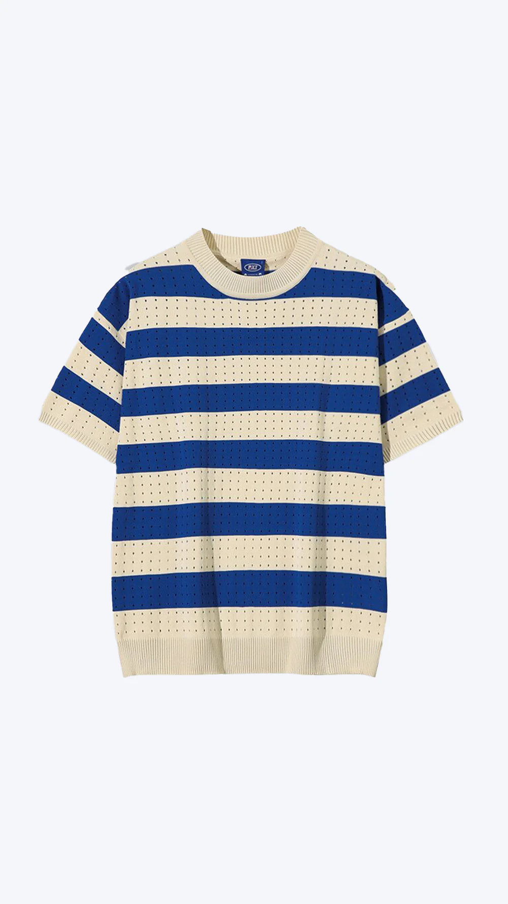 KNITTED STRIPED TEE